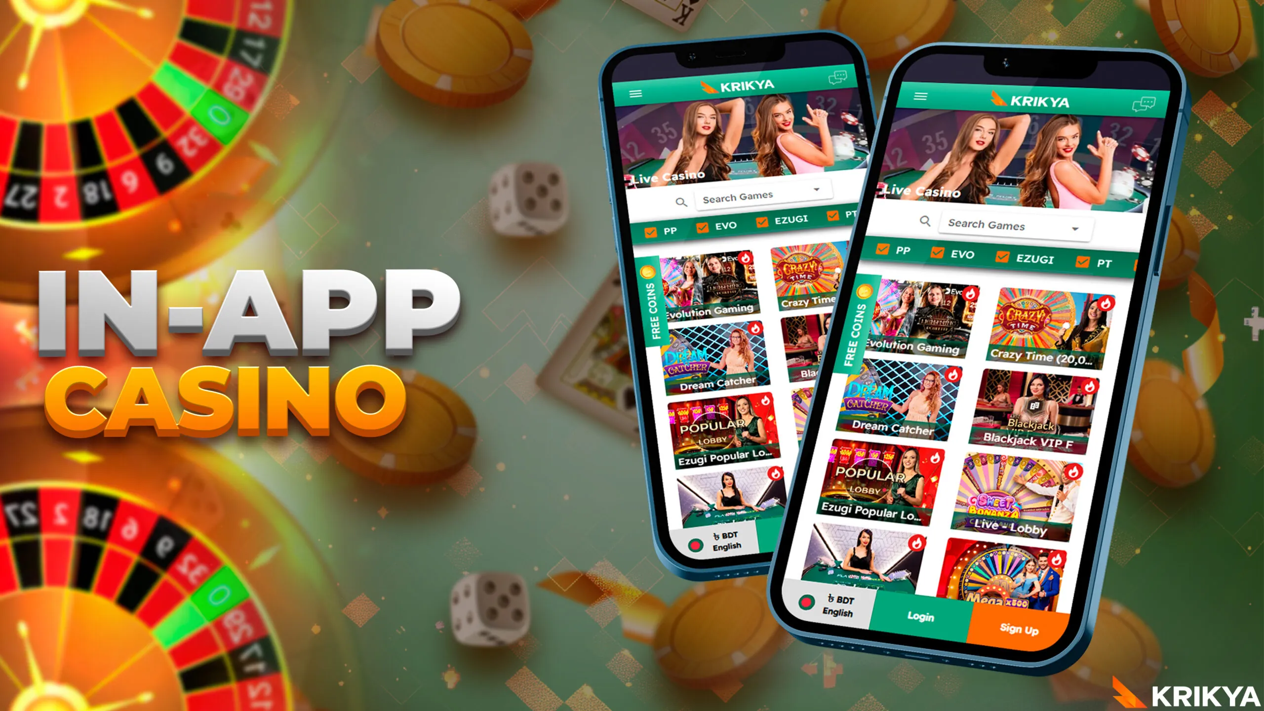Play casino games via your smartphone