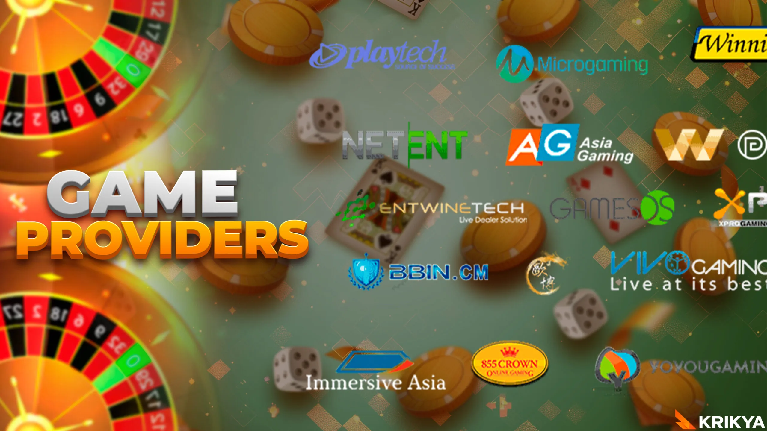 Variety of game providers