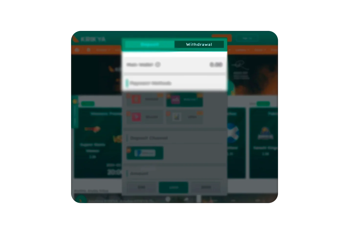 Withdraw prize money.